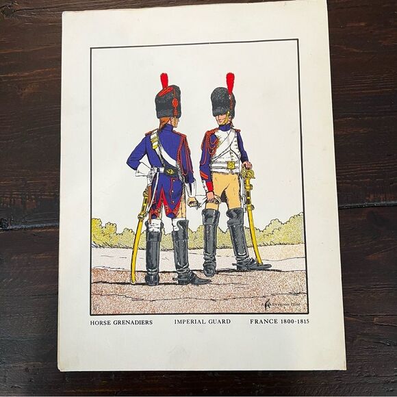 Vintage French Imperial Guard Prints 1800-1815 - Picture 3 of 3